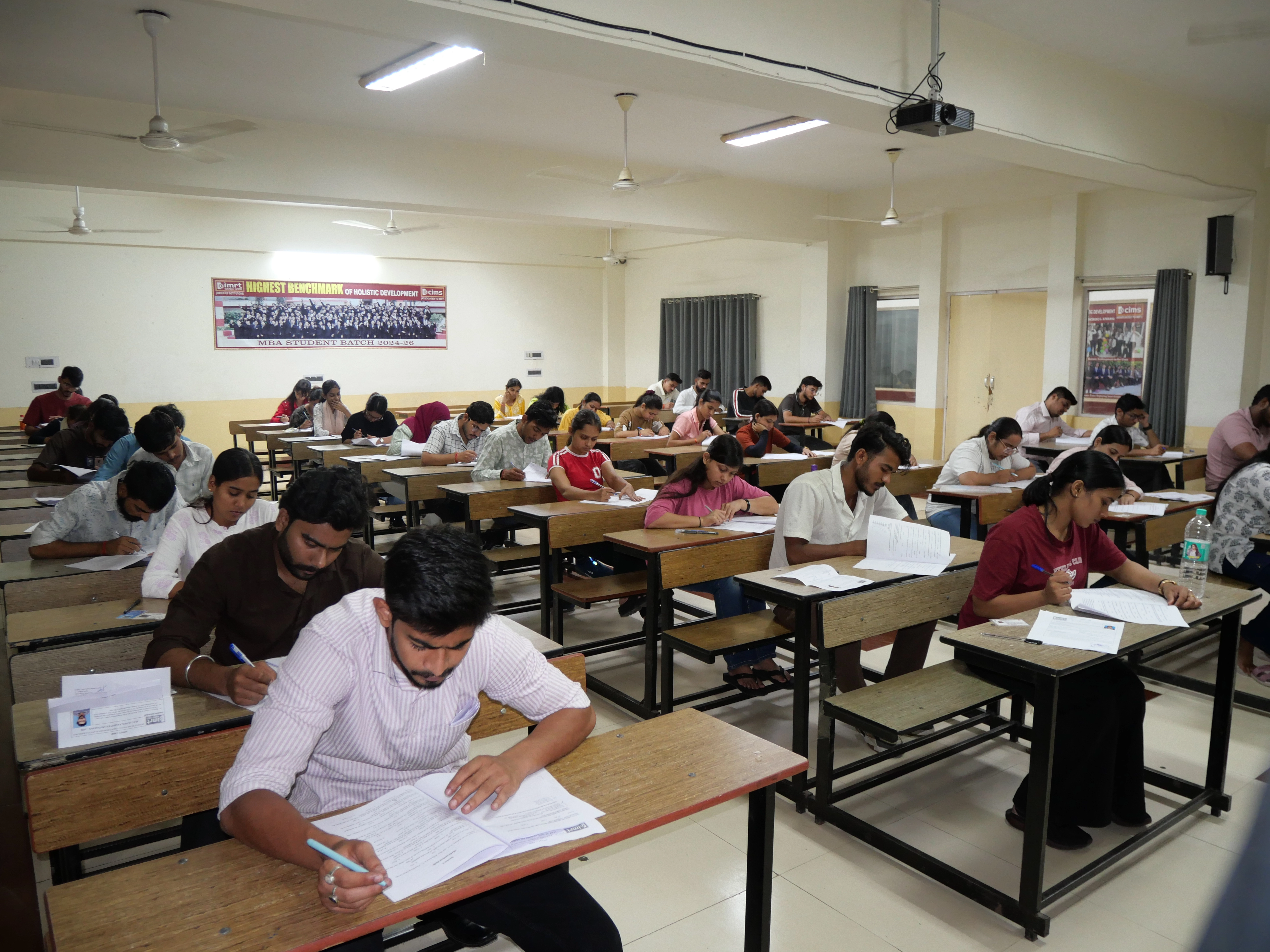 IMRT Business School Merit-Based Scholarship Test 2026: Over 250 Students Compete for Scholarships Worth ?30+ Lakhs